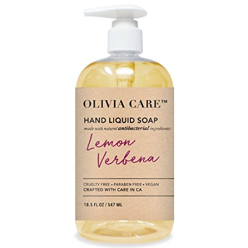 Olivia Care Liquid Hand Soap - Antibacterial, Nourishing Sage & Tea Tree Oil - 18.5 fl oz