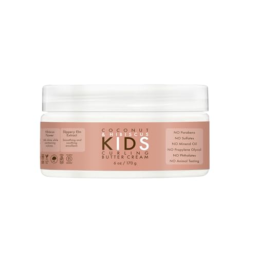 SheaMoisture Kids Curling Cream - Defines Curls, Moisturizes & Reduces Frizz - 6oz