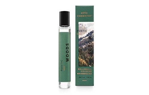 Good Chemistry Rustic Woods Eau de Parfum - Vegan, Paraben-Free, Unisex Rollerball - 0.25 fl oz