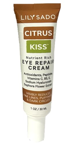 LILY SADO CITRUS KISS™ Eye Repair Cream - Antioxidant & Peptides for Puffiness & Wrinkles - 1oz