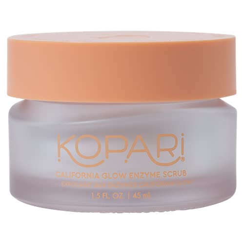 Kopari Enzyme Exfoliating Face Scrub - Brightens & Clarifies, Organic Coconut Oil - 1.5 Fl Oz