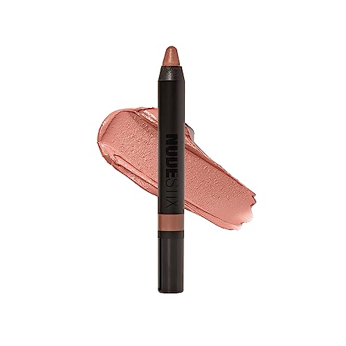 Nudestix Intense Matte Lip + Cheek Pencil - Long Lasting Color, Vegan, Shade: Sunkissed Nude