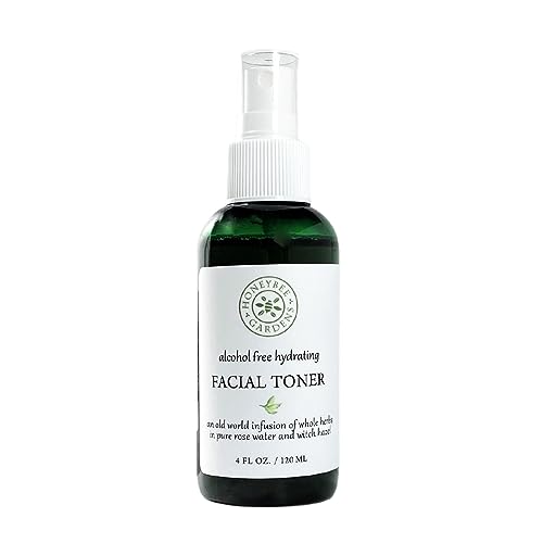 Honeybee Gardens Hydrating Facial Toner - Alcohol Free, Vegan, Cruelty Free, 4 fl oz