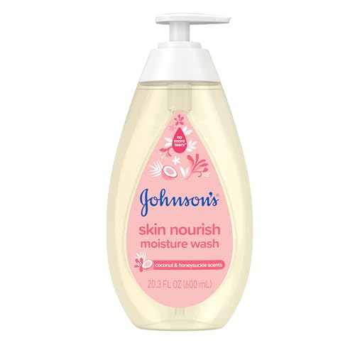 Johnson's Body Wash - Moisturizes Baby's Skin, Hypoallergenic, Coconut & Honeysuckle - 20.3 fl oz