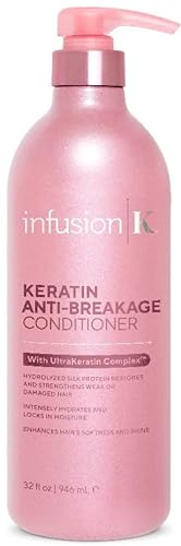 Infusion K Keratin Conditioner - Strengthens & Hydrates Weak Hair, Color Safe, 32oz