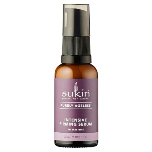 Sukin Purely Ageless Face Serum - Firms & Refines Skin, Natural Actives, Vegan - 1.01 fl oz