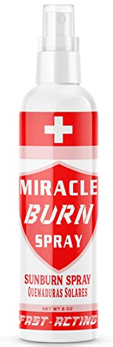 Cactus Juice Miracle Burn Spray - Natural Relief for Burns & Sunburns, Hydrating Formula - 4oz