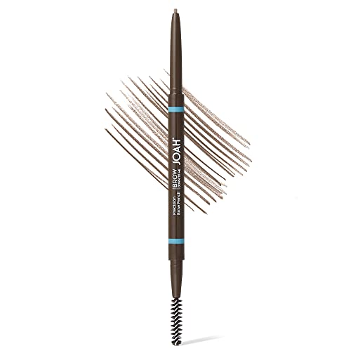 JOAH Precision Brow Pencil - Smudge-Proof, Water-Resistant, Built-In Spoolie - Cool Blonde