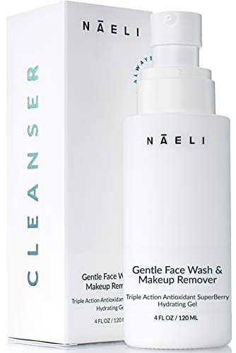 NAELI Facial Cleanser - Hydrating Anti-Aging Vitamin C Face Wash for Sensitive Skin - 4 oz