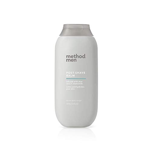 Method Men Post Shave Balm - Hydrating, Fast-Absorbing with Aloe & Chamomile - 3.4oz