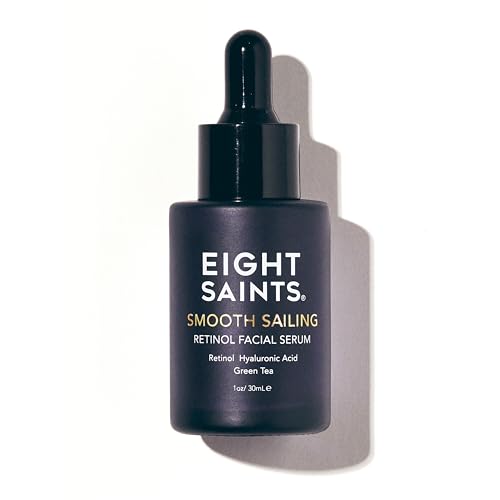 Eight Saints Face Serum - Hydrating Retinol Treatment for Fine Lines & Wrinkles - 1oz