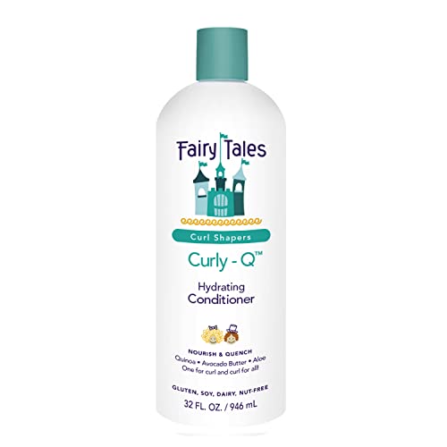 Fairy Tales Curly Q Kids Conditioner - Moisturizes Curls, Paraben & Sulfate-Free - 32 oz