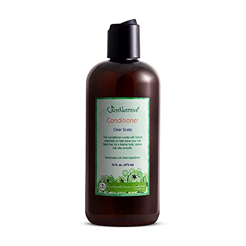 Just Nutritive Dandruff Conditioner - Moisturizes Irritated Scalps, Natural Ingredients - 16 Fl Oz