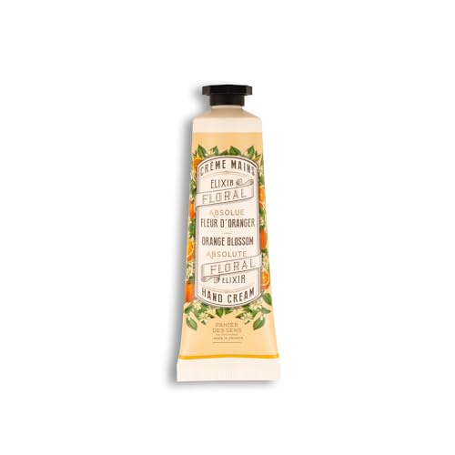 Panier des Sens Hand Cream - Nourishing Moisturizer with Olive & Almond Oil, Orange Blossom - 1oz