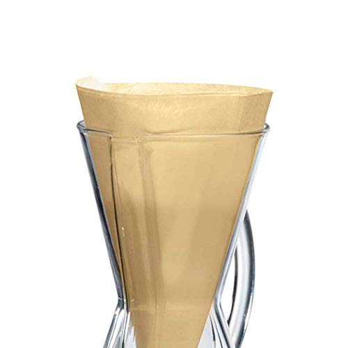 Chemex Bonded Filter - Pure Flavor Extraction, Compostable & Thick Design - 100 ct