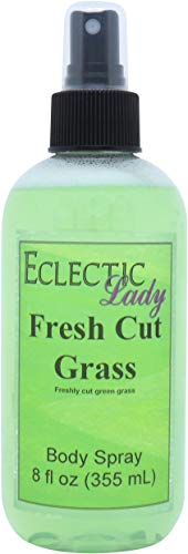 Fresh Cut Grass Body Mist - Hydrating, Handcrafted, Paraben-Free, Light Aroma - 8oz