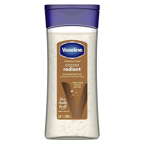 Vaseline Intensive Care Body Oil - Deep Hydration, Cocoa Butter Nourishment - 6.8 oz