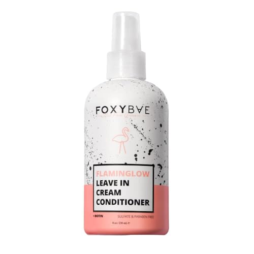 FoxyBae Leave-In Conditioner Spray - Nourishing Detangler for All Hair Types - 8 Fl oz