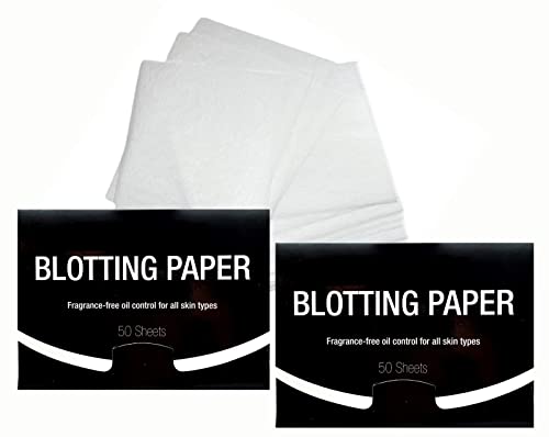 Natural Abaca Blotting Paper - Fragrance-Free Oil Control for Oily Skin, 100 Sheets - Made in Taiwan