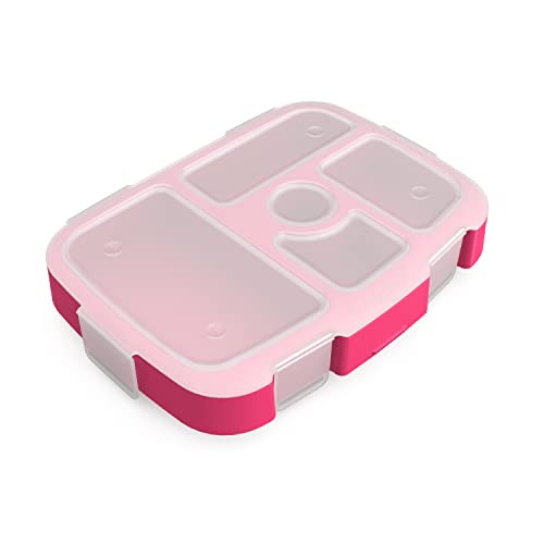 Bentgo Kids Prints Tray - 5 Compartment Meal Prep, BPA-Free, Built-In Portion Control - Fairies