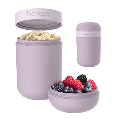 Bentgo Snack Cup - Portable, Leak-Proof Design, BPA-Free, Dishwasher Safe - 2-Cup Capacity, Orchid