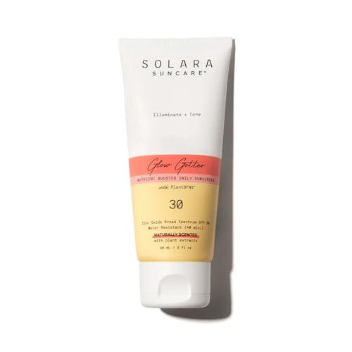 Solara Suncare Sunscreen - Illuminating SPF 30, EWG Verified, Vegan, Water Resistant - 3 fl oz