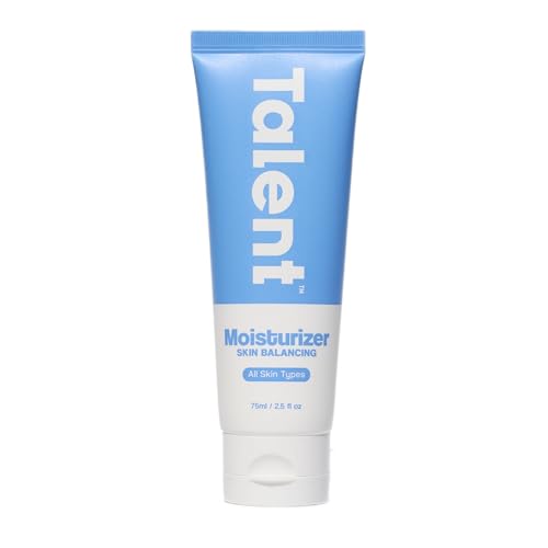 Talent Men's Moisturizer - 24-Hour Hydration, EWG Verified, Lightweight, Niacinamide - 2.5 fl oz