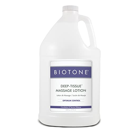 BIOTONE Deep Tissue Massage Lotion - Versatile, No Greasy Feel, Cruelty-Free - 8oz