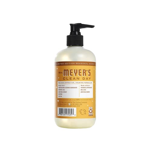 Mrs. Meyer's Clean Day Hand Soap Set - Moisturizing Essential Oils, Paraben-Free - 12.5oz Each