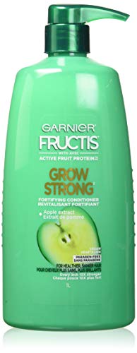 Garnier Fructis Grow Strong Conditioner - Anti-Breakage, Moisturizing Apple Extract - 33.8 Fl Oz