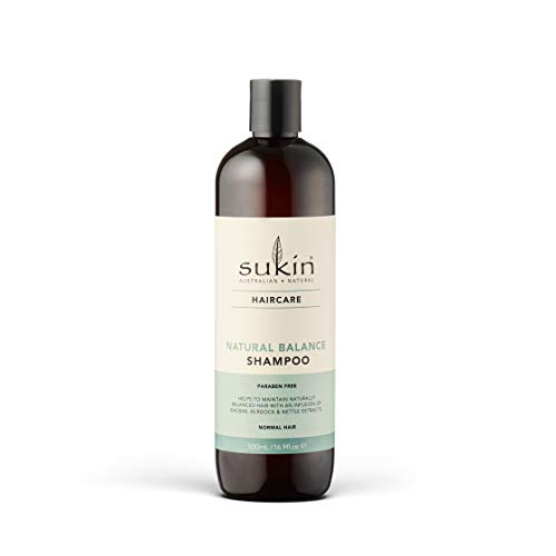 Sukin Natural Balance Shampoo - Paraben Free, Vegan, Natural Ingredients - 16.9 fl oz