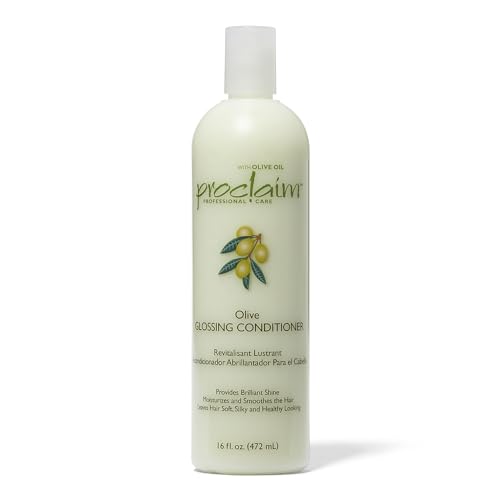 Proclaim Olive Glossing Conditioner - Brilliant Shine, Moisturizes & Detangles - 12oz