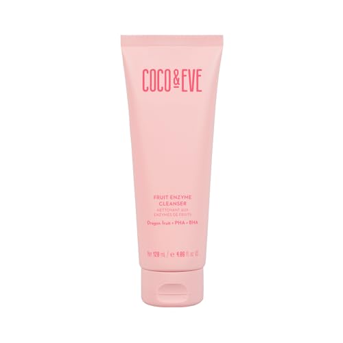 Coco & Eve Facial Cleanser - Exfoliates, Refines Pores, Moisturizes - BHA, Papaya Enzyme, 4.06 fl oz