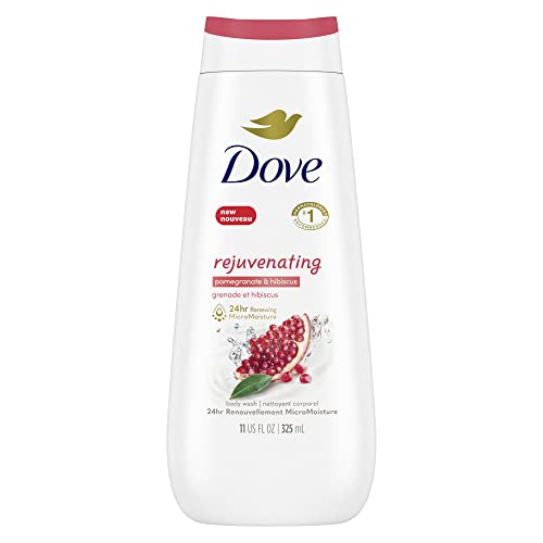 Dove Body Wash - Nourishes & Revives Skin, Pomegranate & Hibiscus - 325ml