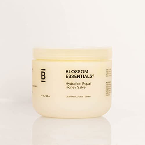 Blossom Essentials Healing Salve - Intense Hydration & Eczema Relief with Organic Manuka Honey - 4oz