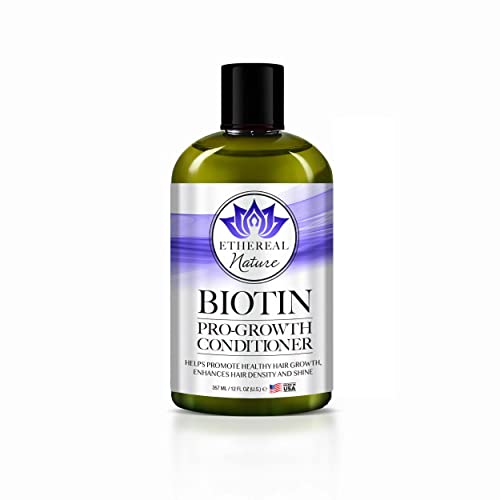 Ethereal Nature Biotin Pro-growth Conditioner - Strengthens & Promotes Healthy Hair Growth - 12 oz