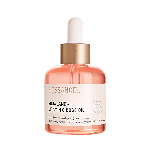 BIOSSANCE Face Oil - Brightening, Hydrating, Firming with Vitamin C & Squalane - 1oz