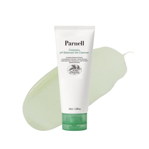 Parnell Cicamanu pH Balanced Gel Cleanser - Hydrates, Soothes Sensitive Skin, 3.38 fl. oz