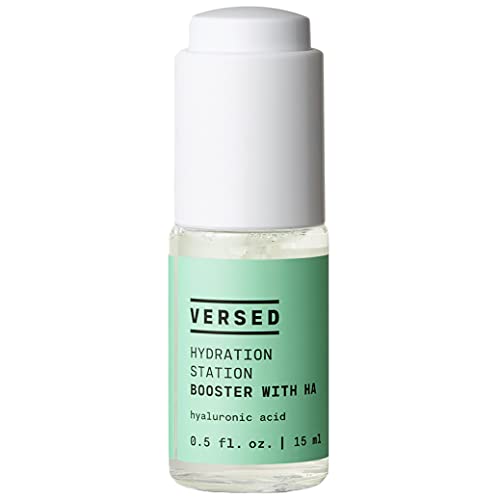 Versed Hydration Station Booster Facial Serum - Lightweight Hydration, Vegan - 0.5 fl oz