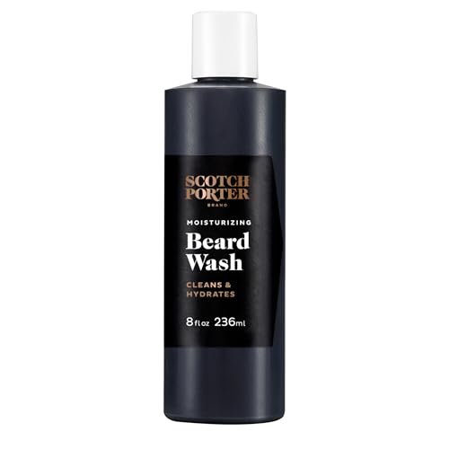 Scotch Porter Beard Shampoo - Hydrate, Cleanse & Strengthen Coarse Beards - Original Scent, 8 oz