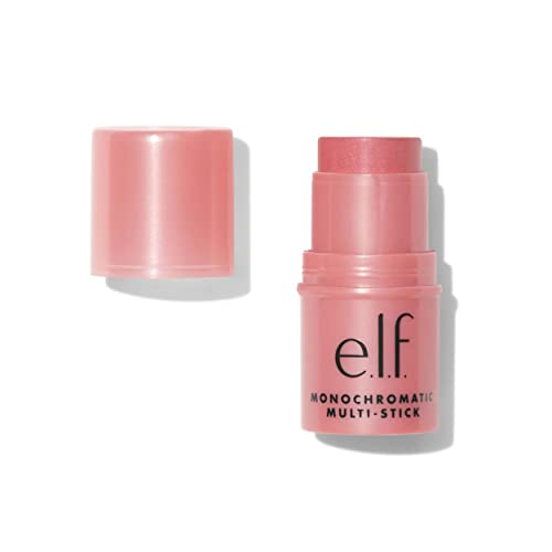 e.l.f. Monochromatic Multi Stick - Blendable Color, Nourishing Formula, Dazzling Peony - 0.17 Oz