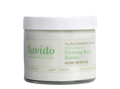 Lavido Body Butter - Nurture & Firm Sensitive Skin, Natural Ingredients - 8.45 oz