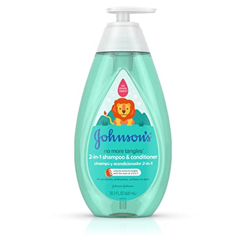 Johnson's Kids Shampoo & Body Wash - Gentle Detangler, Hypoallergenic, Tear-Free - 20.3 oz