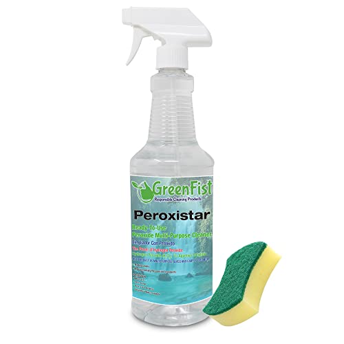 GreenFist All Purpose Cleaner - Deep Stain Removal, Biodegradable Formula, Fresh Orange Scent - 32oz