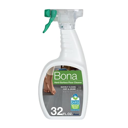 Bona Multi-Surface Cleaner Spray - Residue-Free, Plant-Derived, Safe for All Floors - 32 fl oz