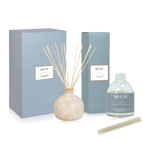 BLUEME Aromatherapy Diffuser - Tranquil Osmanthus & Sandalwood, Handcrafted Ceramic - 5.92 Fl Oz