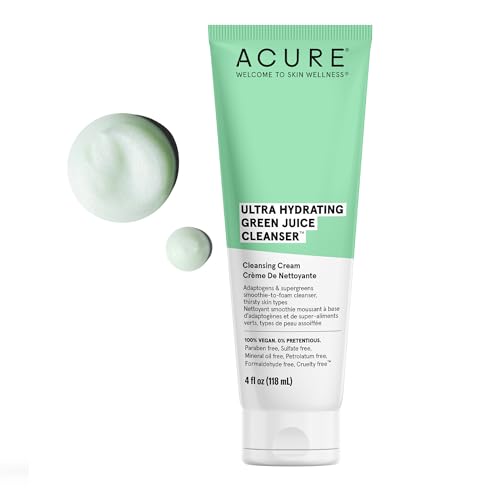 Acure Ultra Hydrating Face Cleanser - Deep Hydration, Natural Ingredients - 4 fl oz