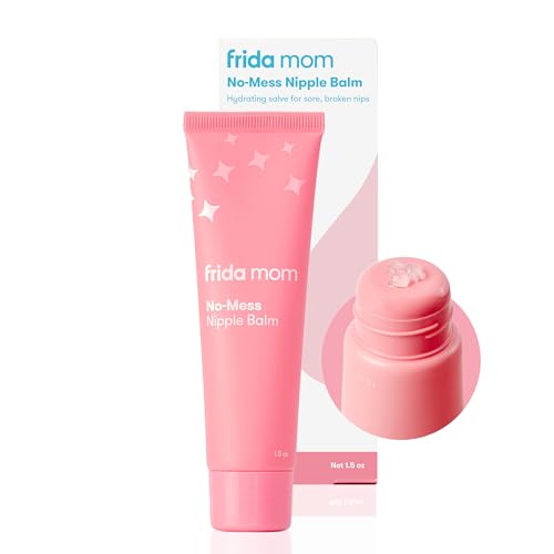 Frida Mom Nipple Cream - Soothes Sore Nipples, Organic Coconut & Olive Oil, 1.5 fl oz