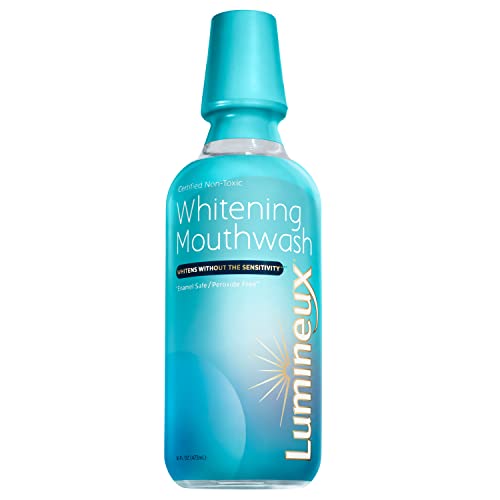 Lumineux Teeth Whitening Mouthwash - Enamel Safe, Non-Toxic, Peroxide Free - 16oz