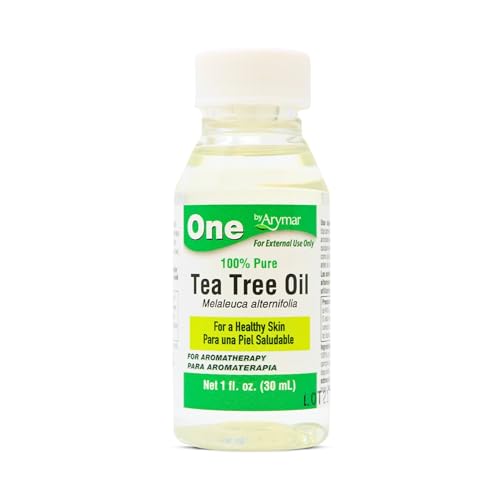 Arymar 100% Pure Tea Tree Essential Oil - Cleansing for Skin, Hair & Nails - 1 fl oz